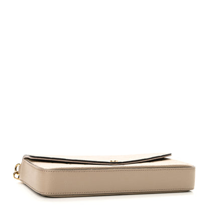 Louis Vuitton Empreinte Pochette Felicie Chain Wallet Tourterelle 5 of 10