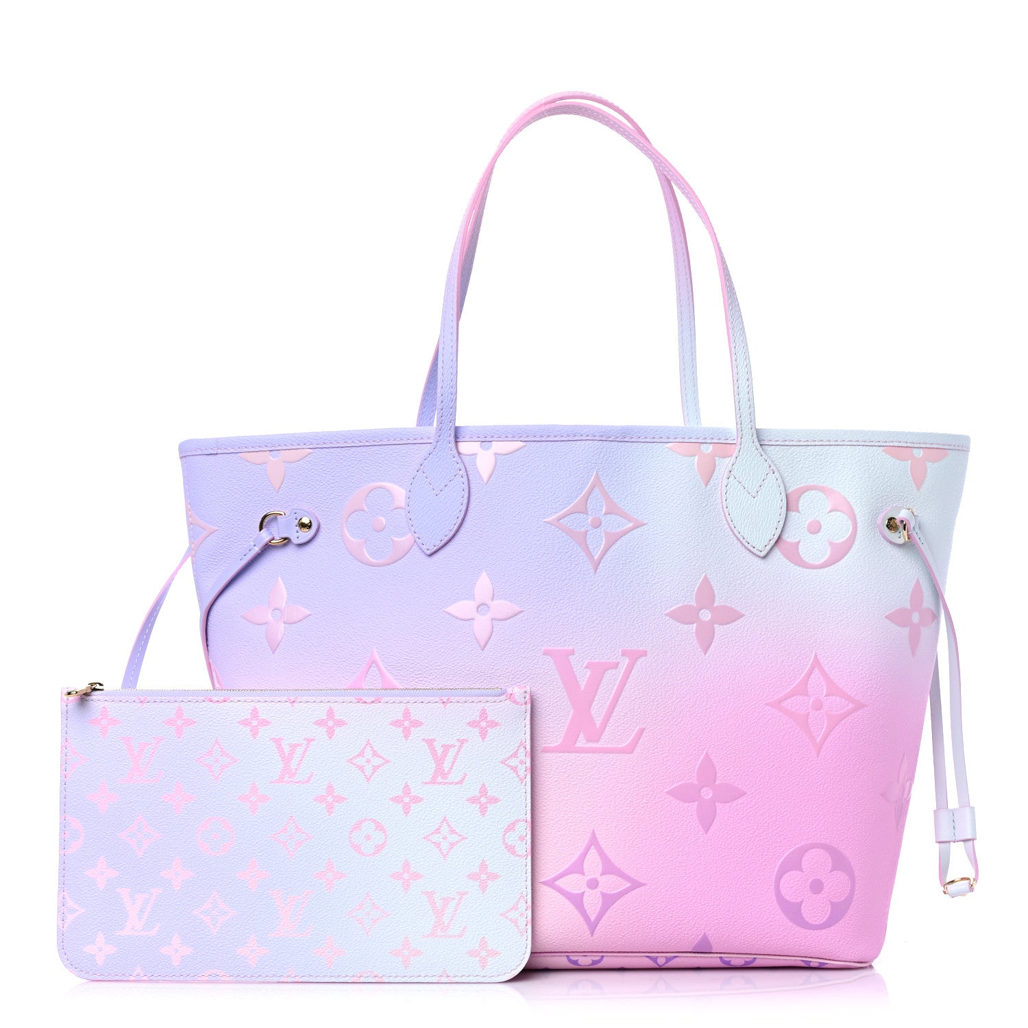 Louis Vuitton Monogram Giant Spring In The City Neverfull MM Sunrise Pastel 1 of 9