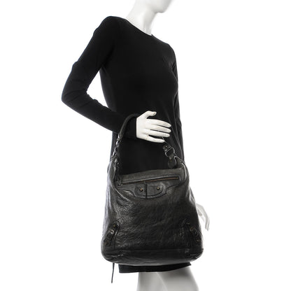 Balenciaga Agneau Classic Hardware Day Hobo Anthracite 2 of 7