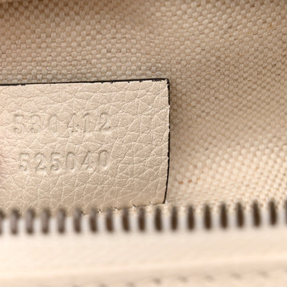 Gucci Grained Calfskin Logo Belt Bag White 7 of 10