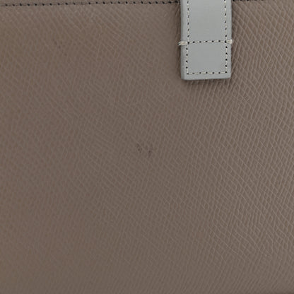Celine Grained Calfskin Large Multifunction Strap Wallet Pebble Mineral 10 of 10