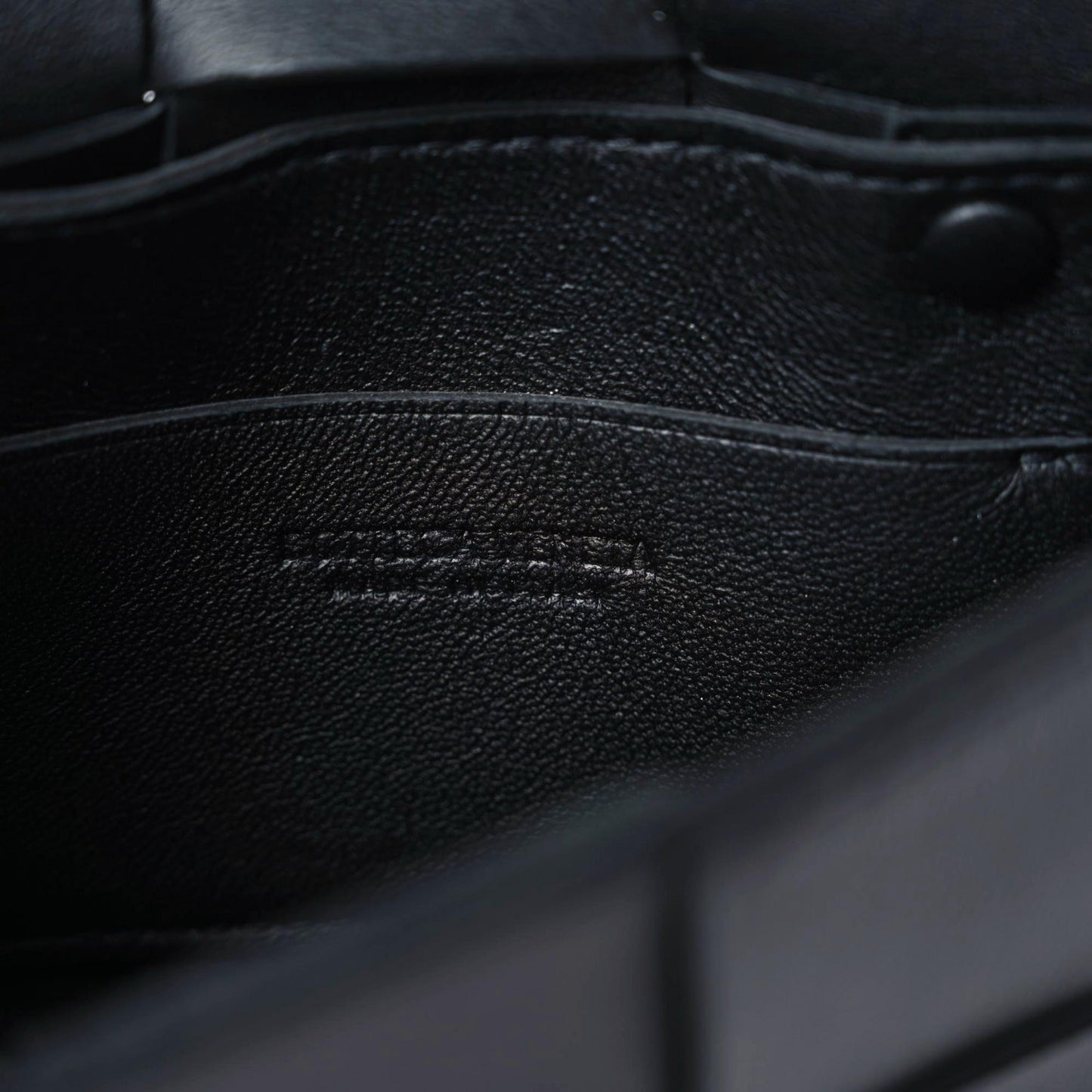 Lambskin Maxi Intrecciato Extra Mini Cassette Crossbody Bag Black