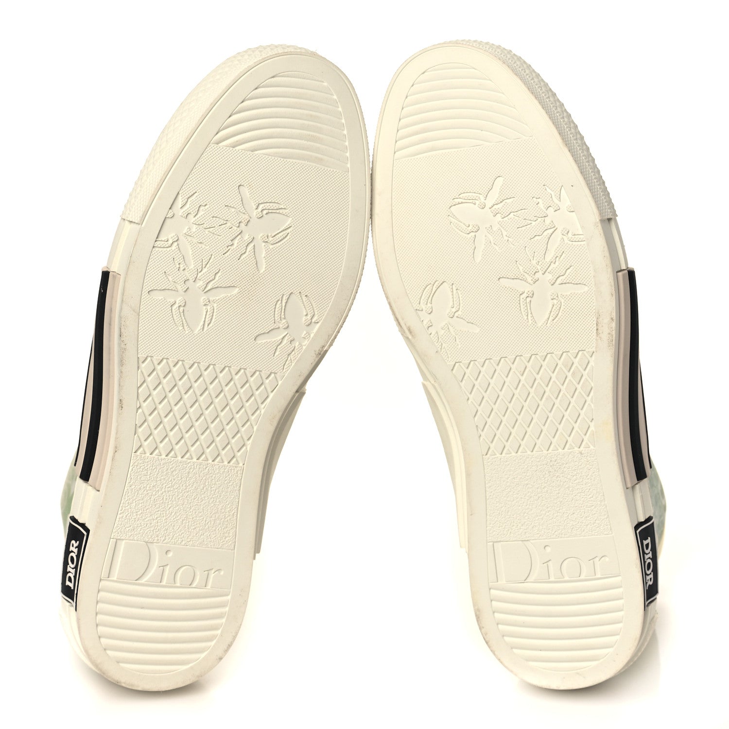 Christian Dior X SHAWN STUSSY Technical Canvas Dior All Over Mens B23 High Top Sneakers 42 Green Beige 5 of 6