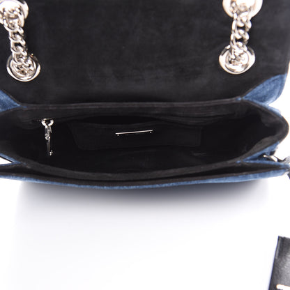 Miu Miu Denim Matelasse Shoulder Bag Blue 5 of 9