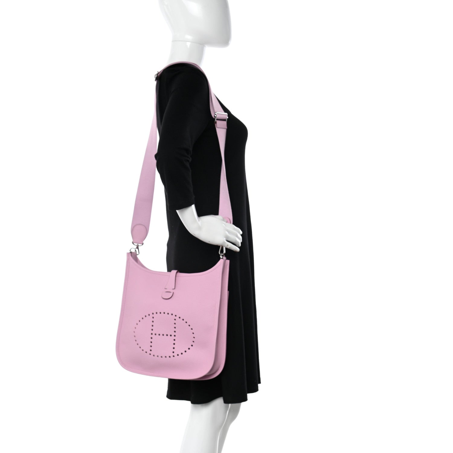 Hermes Taurillon Clemence Evelyne III PM Mauve Sylvestre 2 of 12