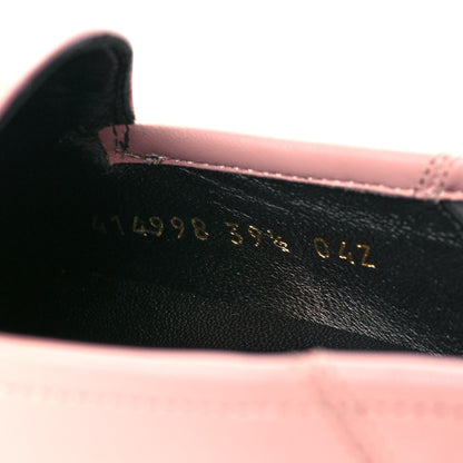 Gucci Lambskin Womens Brixton Horsebit Loafers 39.5 Perfect Pink 7 of 8