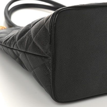 Chanel Caviar Quilted Medallion Tote Black 8 of 9