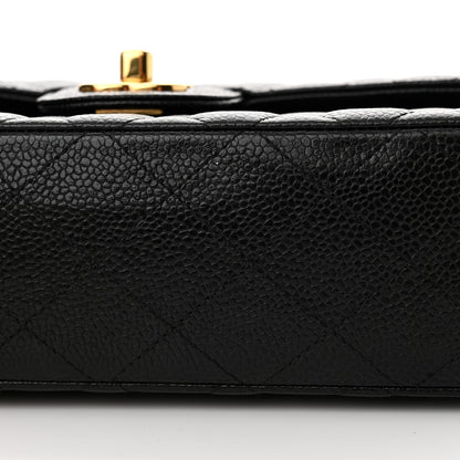 Chanel Caviar Quilted Small Double Flap Black 13 of 15