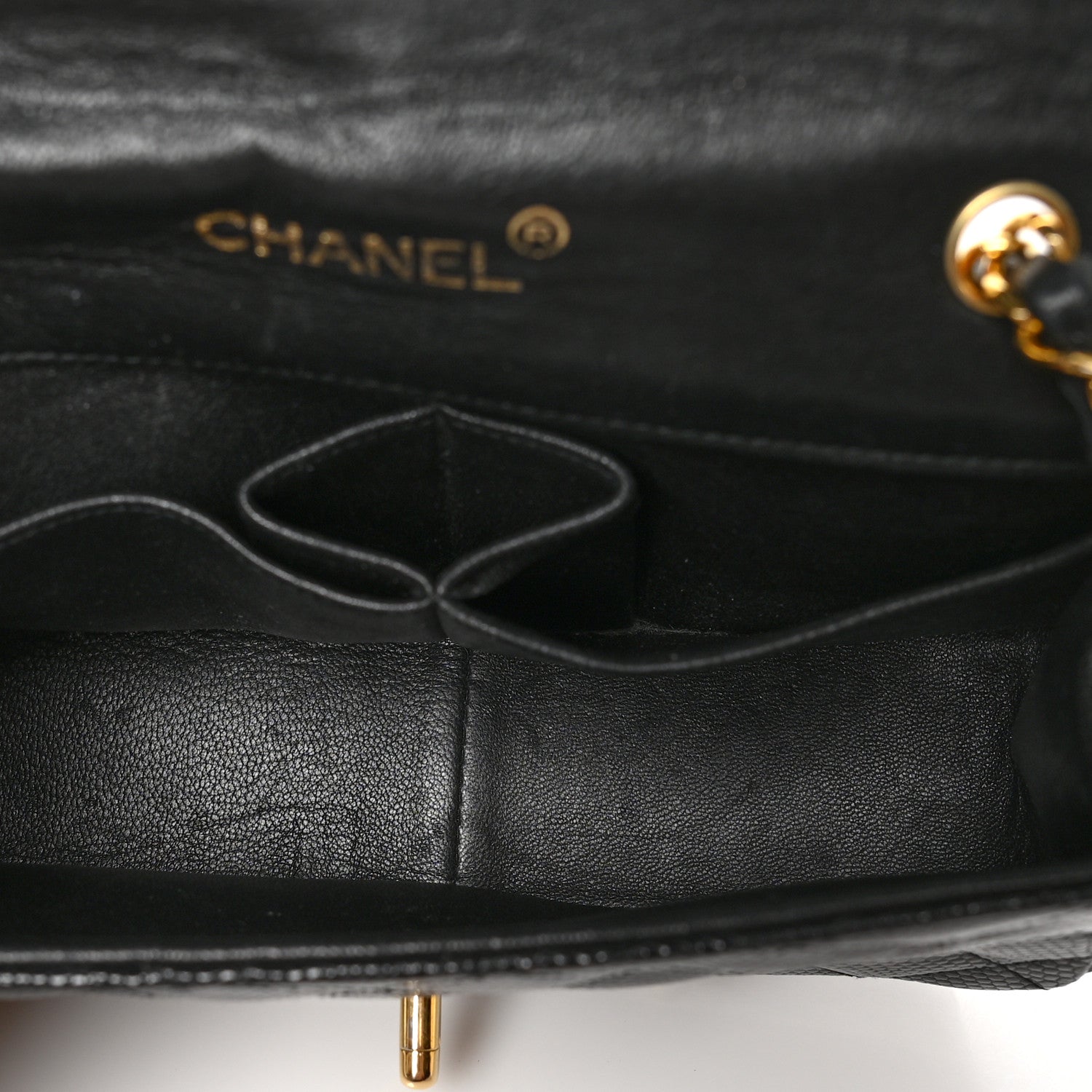 Chanel Lizard Quilted Small Single Flap Black 5 of 12