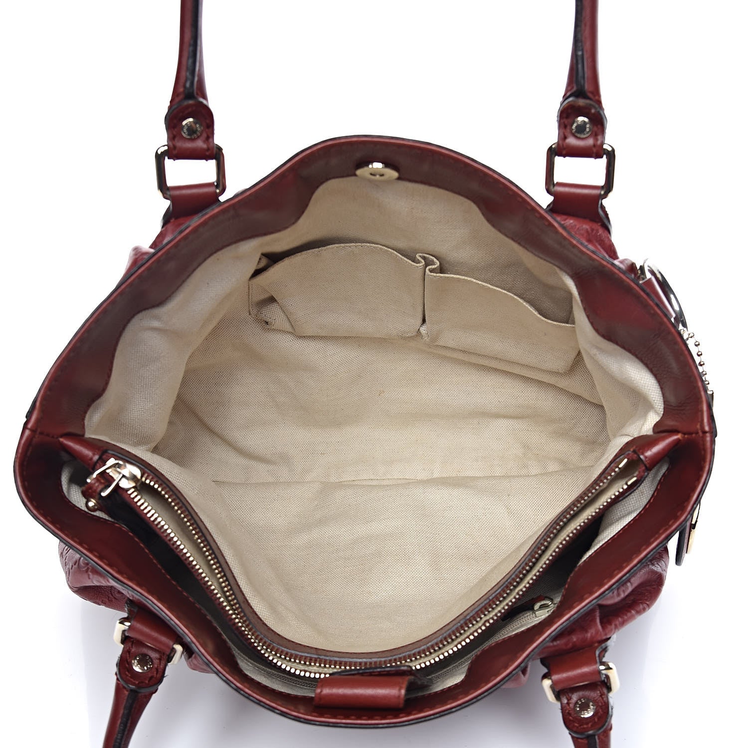 Gucci Guccissima Medium Sukey Top Handle Tote Raspberry Candy 9 of 11