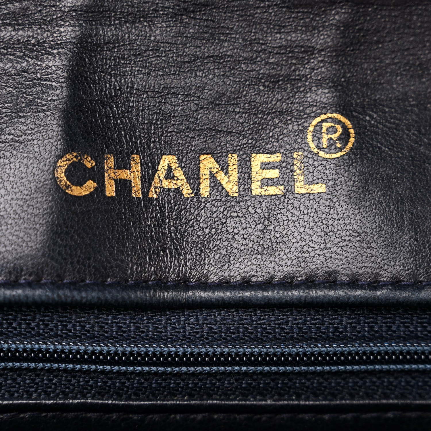 Chanel Patent Lambskin Quilted Small Single Flap Navy 6 of 10