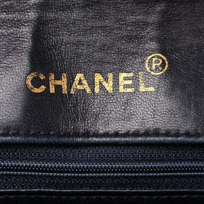 Chanel Patent Lambskin Quilted Small Single Flap Navy 6 of 10