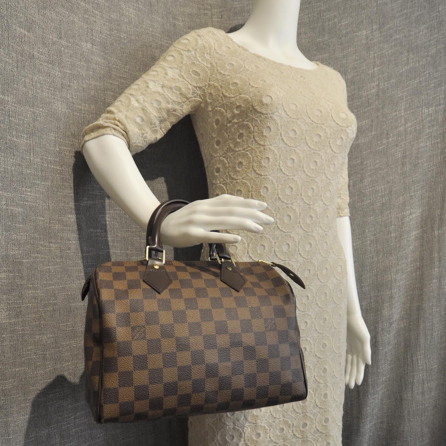 Louis Vuitton Damier Ebene Speedy 25 2 of 8