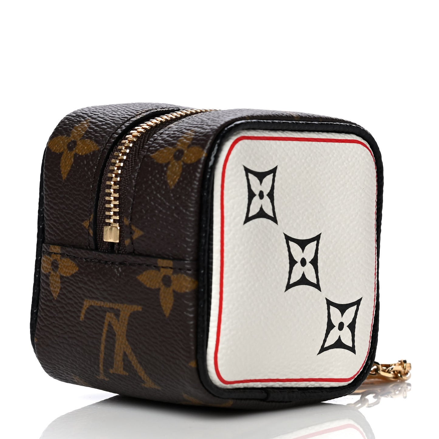 Monogram Game On Cube Coin Purse