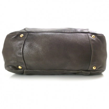 Prada Cervo Deerskin Bauletto Brown 6 of 12