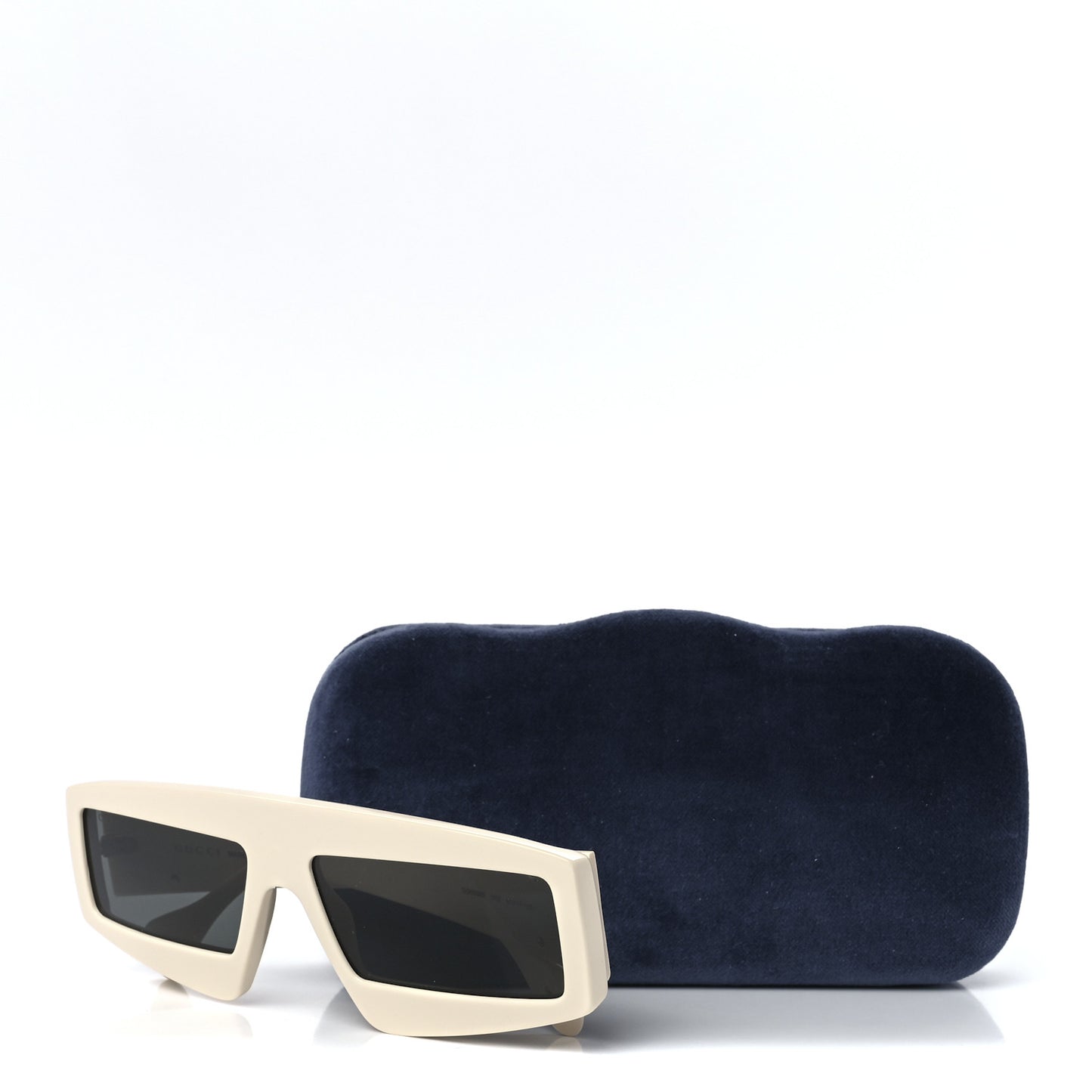 Acetate Shield Sunglasses GG0358S White