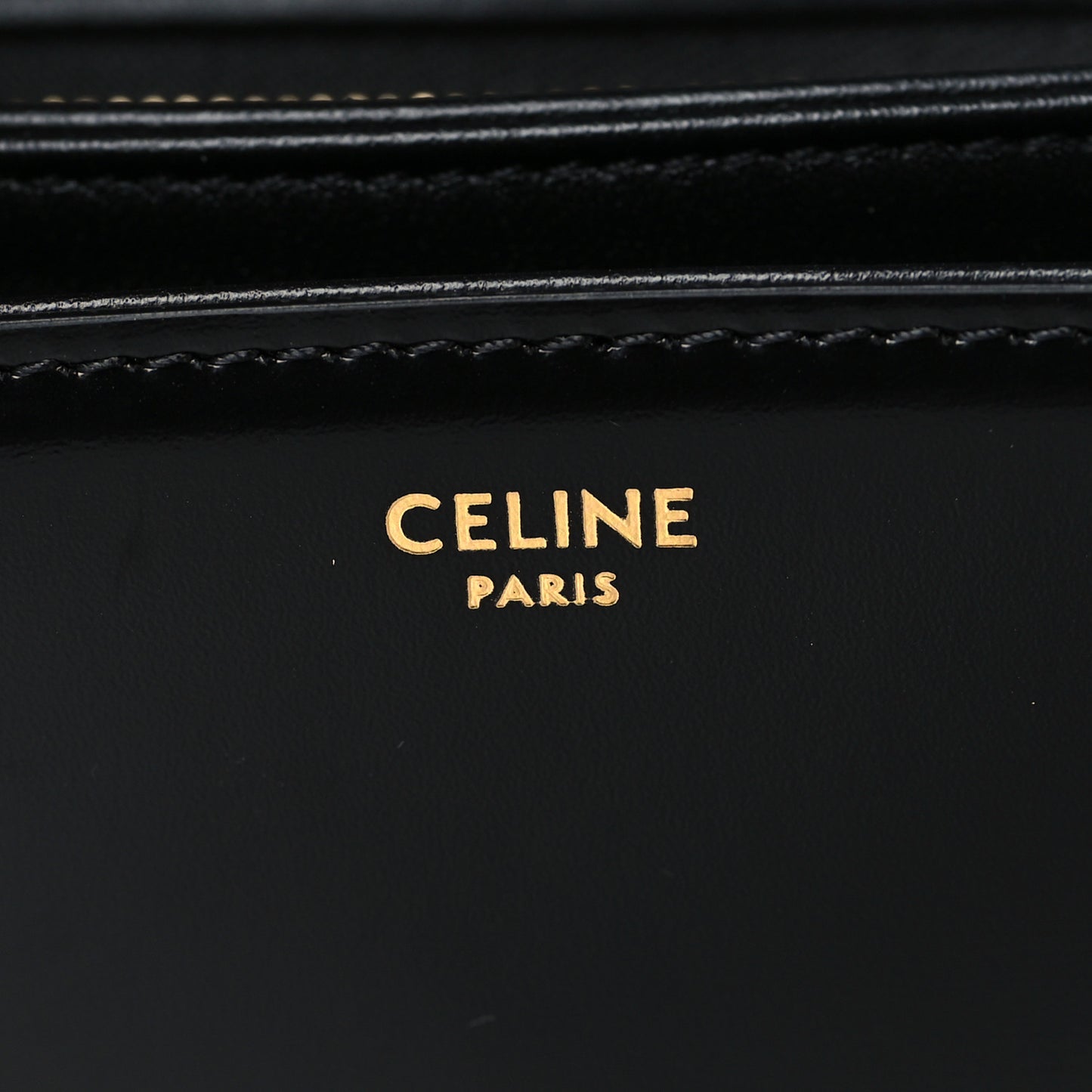 Shiny Calfskin Teen Triomphe Black