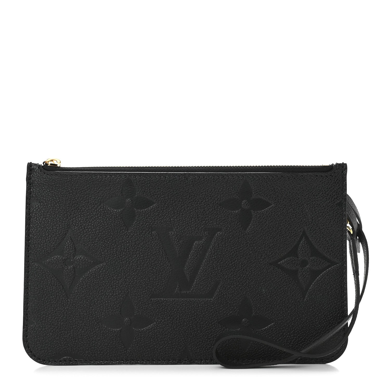 Louis Vuitton Empreinte Monogram Giant Neverfull MM Pochette Black 1 of 5