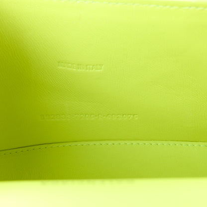 Balenciaga Shiny Calfskin Crocodile Embossed Hourglass Top Handle Bag XS Fluo Yellow 7 of 11