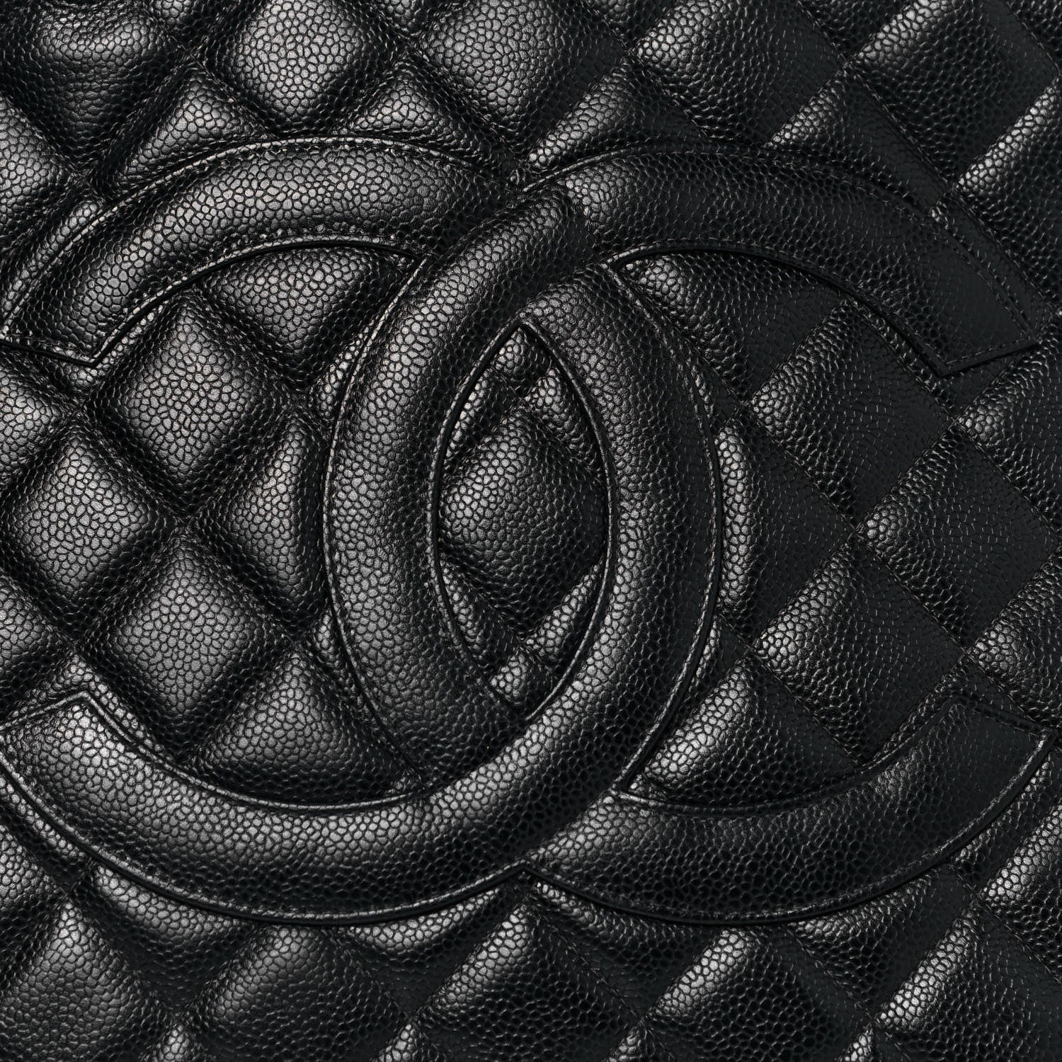 Chanel Caviar Quilted Medallion Tote Black 8 of 13