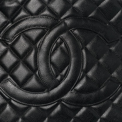 Chanel Caviar Quilted Medallion Tote Black 8 of 13