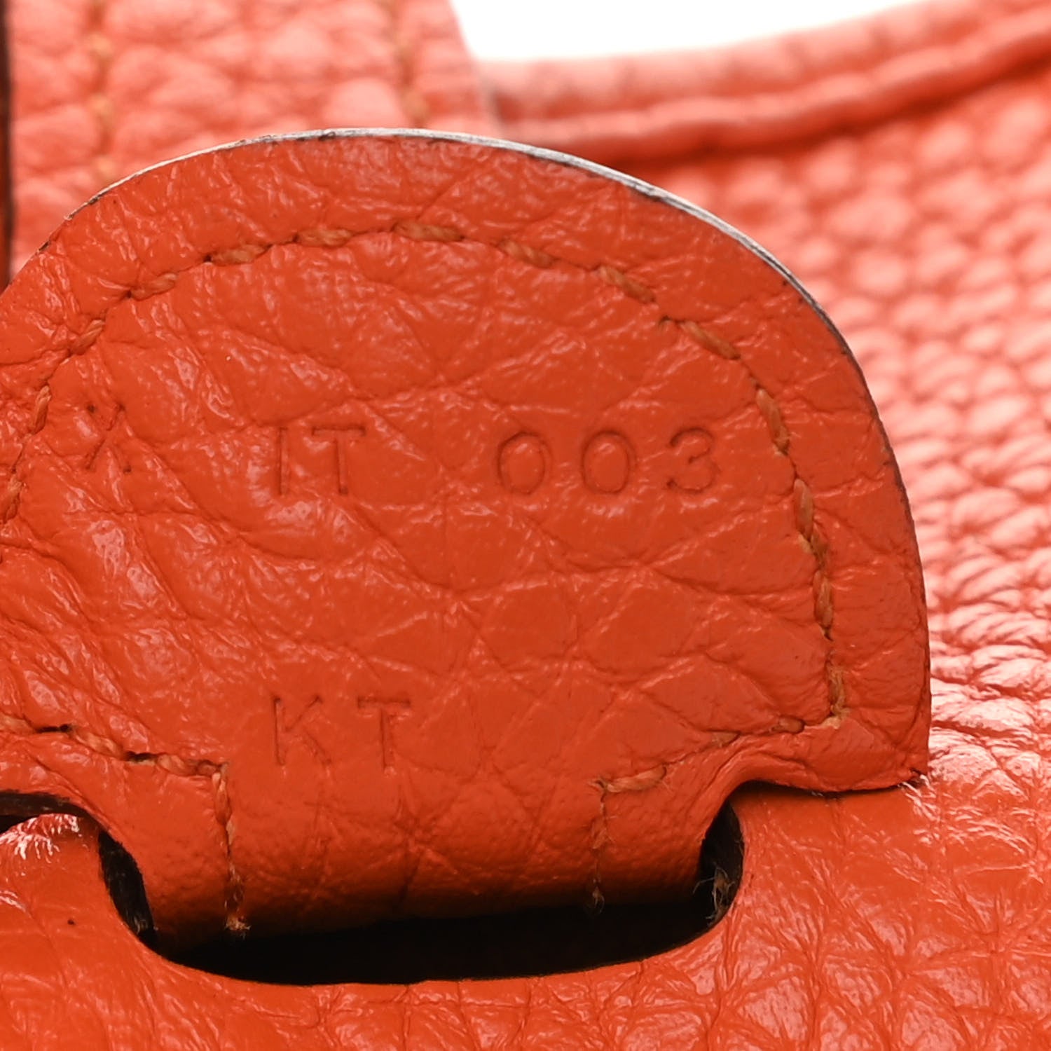 Hermes Taurillon Clemence Evelyne III PM Orange 7 of 16