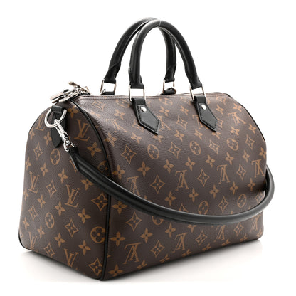 Louis Vuitton Monogram Speedy Soft 30 Dark 3 of 9