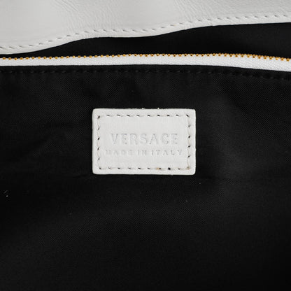 Versace Patent Micro Vanitas Icon Handbag White 6 of 6