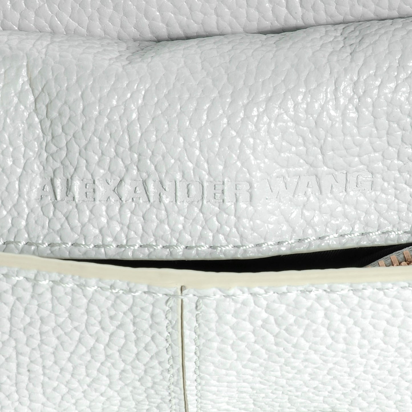 Pebbled Leather Marion Mini Flap Plaster