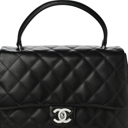 Chanel Lambskin Quilted Medium Kelly Flap Bag Black 8 of 14