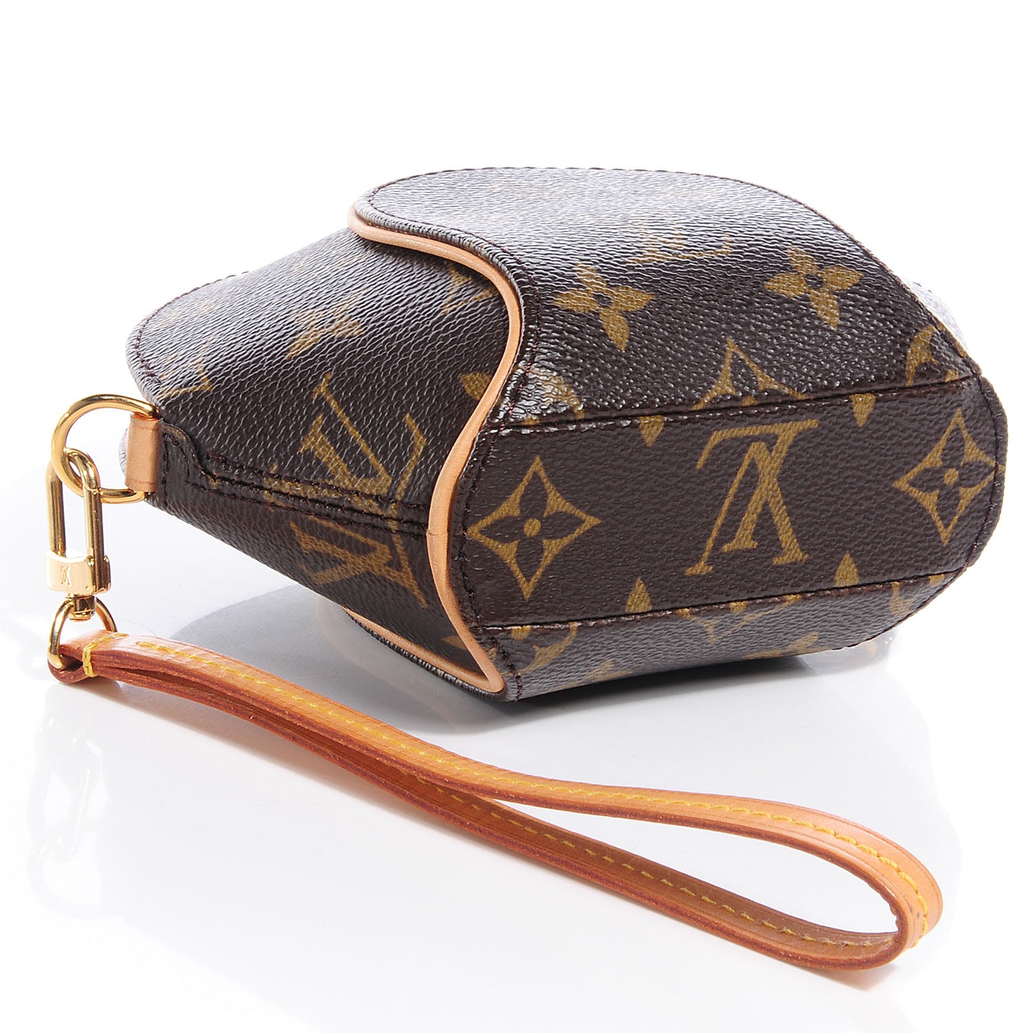 Louis Vuitton Monogram Mini Ellipse Wristlet Clutch 4 of 7