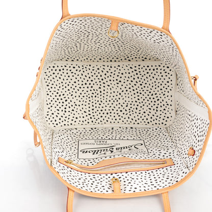 Louis Vuitton Monogram Kusama Waves Neverfull MM White 5 of 7