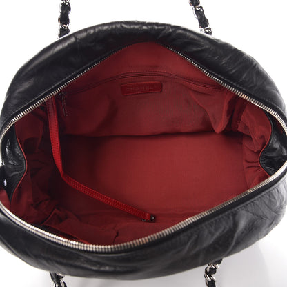 Chanel Calfskin Ultra Stitch Bowler Black 5 of 7