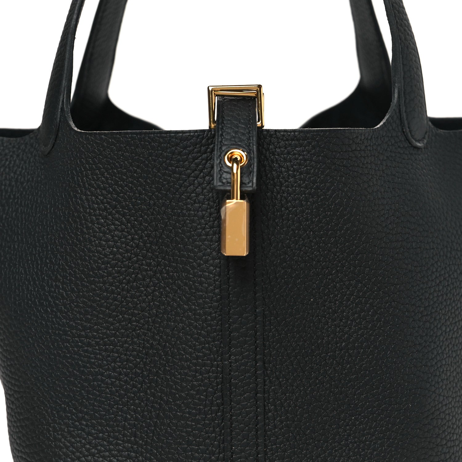 Hermes Taurillon Clemence Picotin Lock 22 MM Black 8 of 10