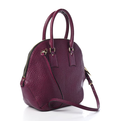 Burberry Heritage Grain Medium Orchard Bowling Bag Damson Magenta 2 of 4