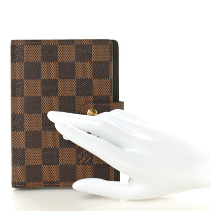 Louis Vuitton Damier Ebene Small Ring Agenda Cover 2 of 7