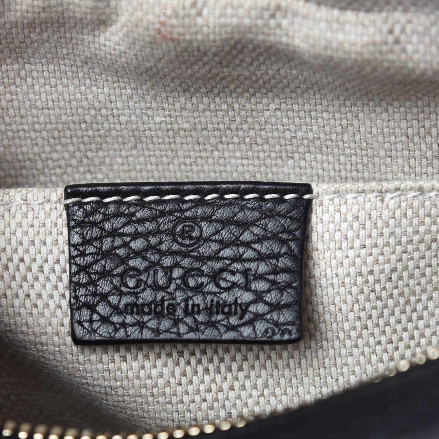 Pebbled Calfskin Small Soho Disco Bag Black