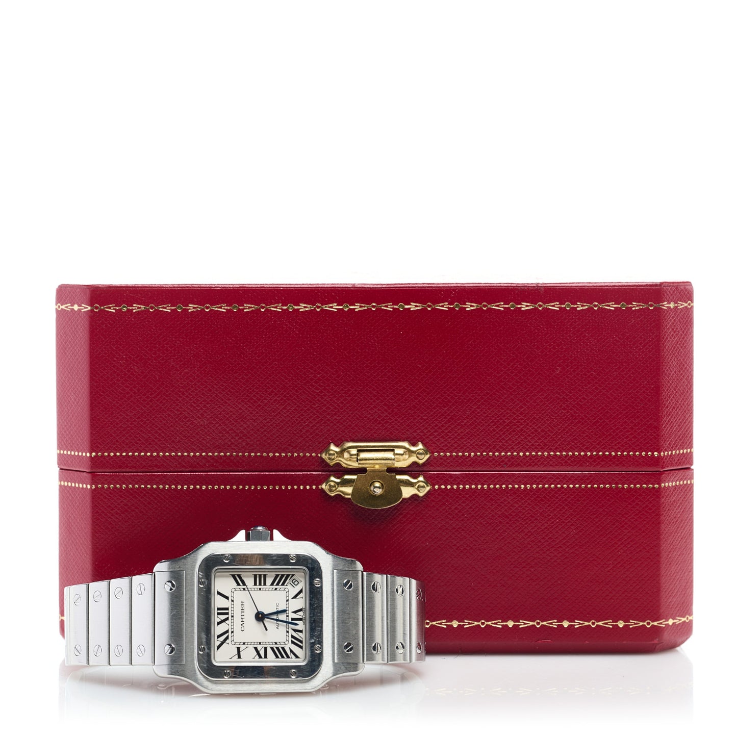 Stainless Steel 32mm Santos De Cartier Galbee Automatic Watch