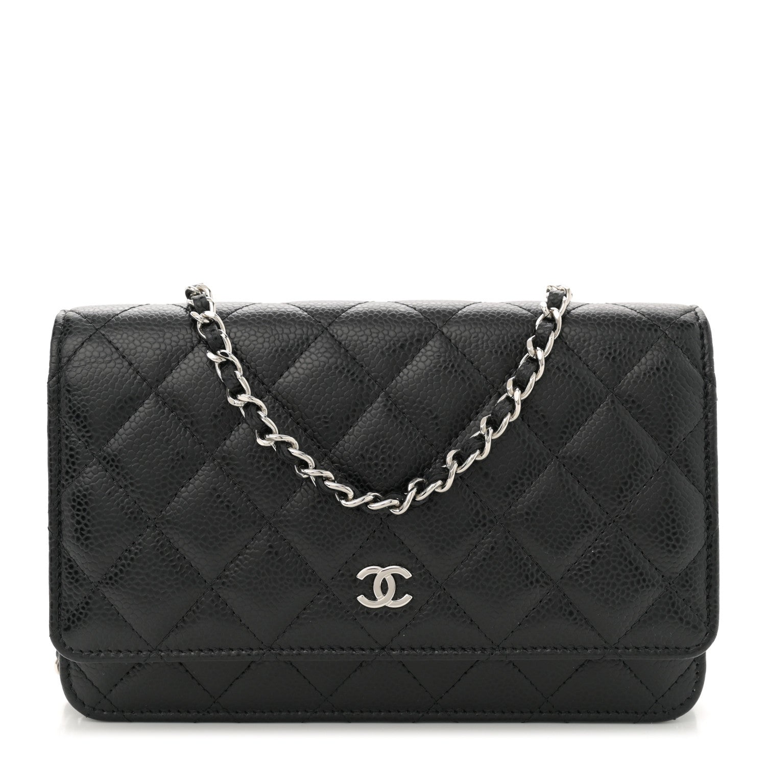Chanel Caviar Quilted Wallet on Chain WOC Black 1 of 11
