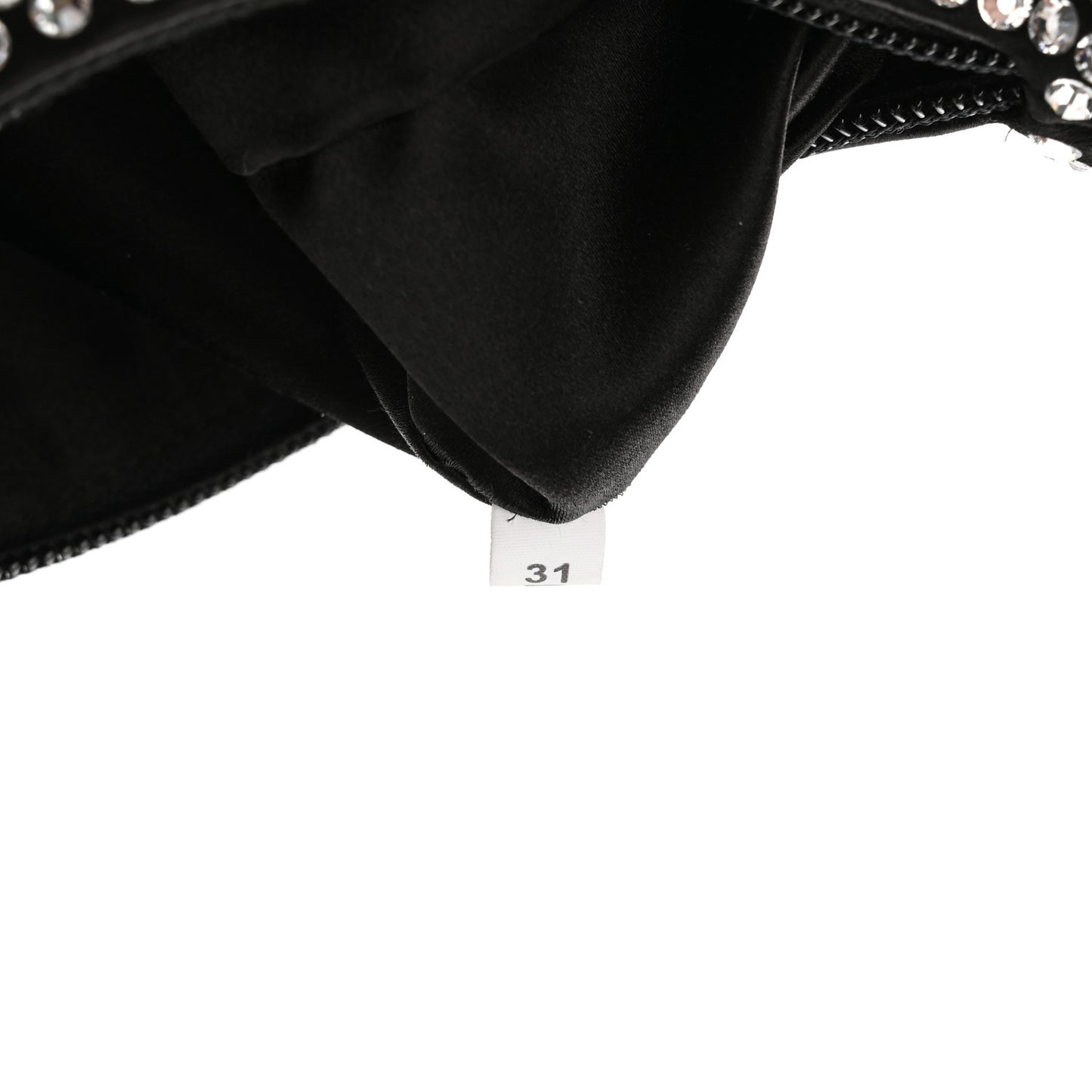 Satin Crystal Mini Re-Edition 2000 Bag Cristal
