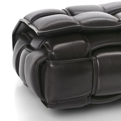 Bottega Veneta Lambskin Maxi Intreccio Padded Chain Cassette Crossbody Bag Black 8 of 9