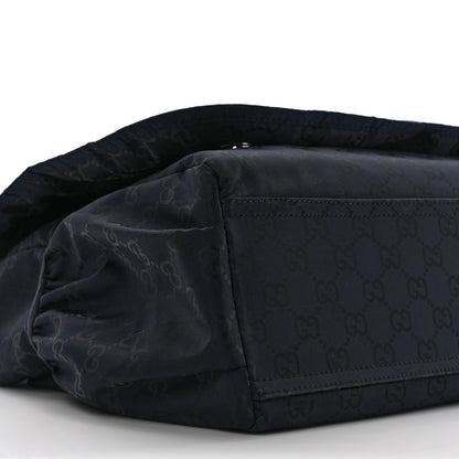 Gucci Nylon Monogram Messenger Diaper Bag Navy 9 of 10