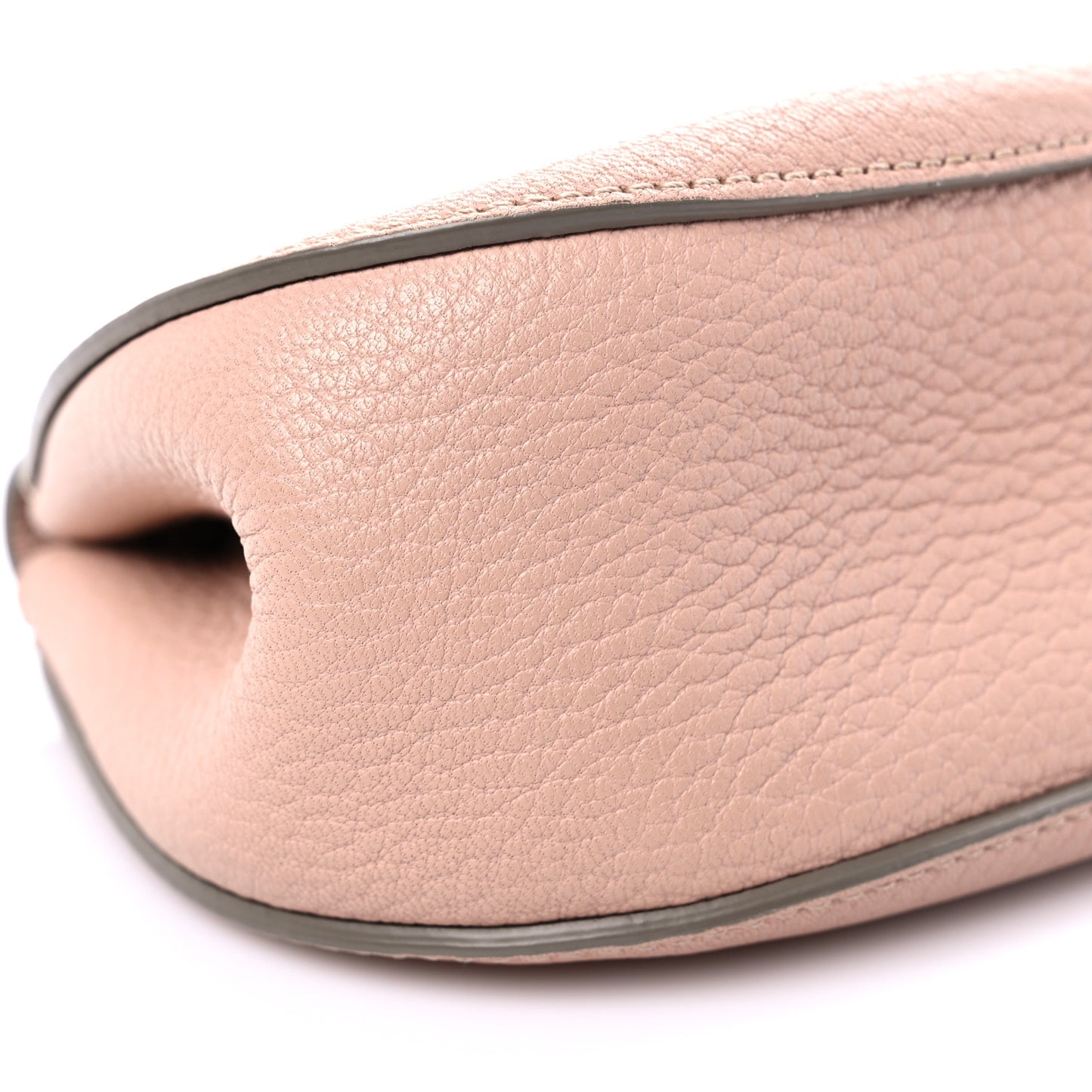 Grained Lambskin Mini Drew Shoulder Bag Misty Rose