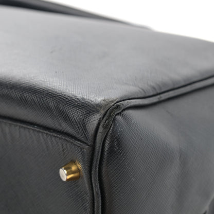 Prada Saffiano Large Galleria Double Zip Tote Black 14 of 29