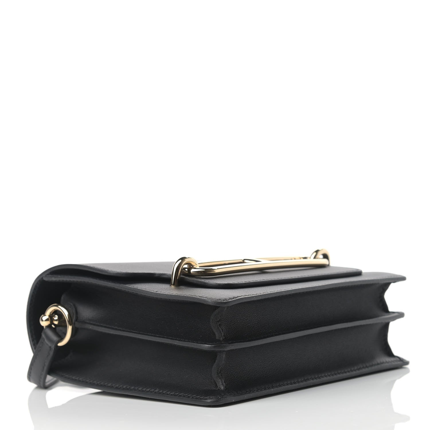 Hermes Evergrain Mini Sac Roulis Black 4 of 14