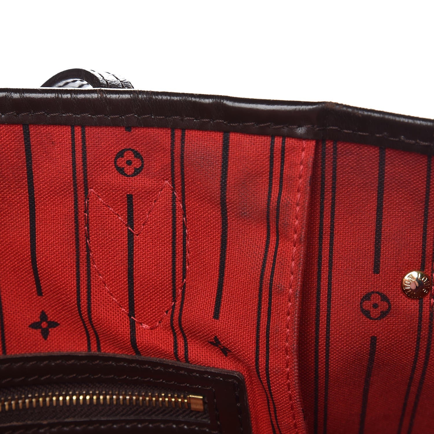 Louis Vuitton Damier Ebene Neverfull MM 11 of 12