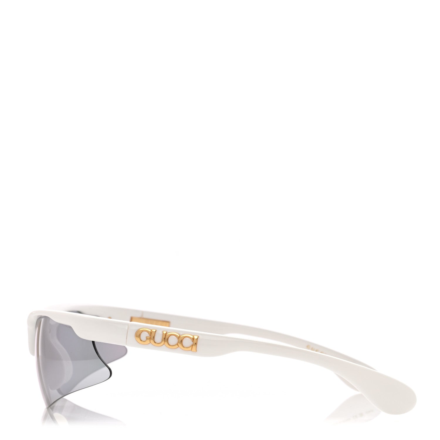 Gucci Mask Shaped Frame Sunglasses GG1774S White 4 of 9