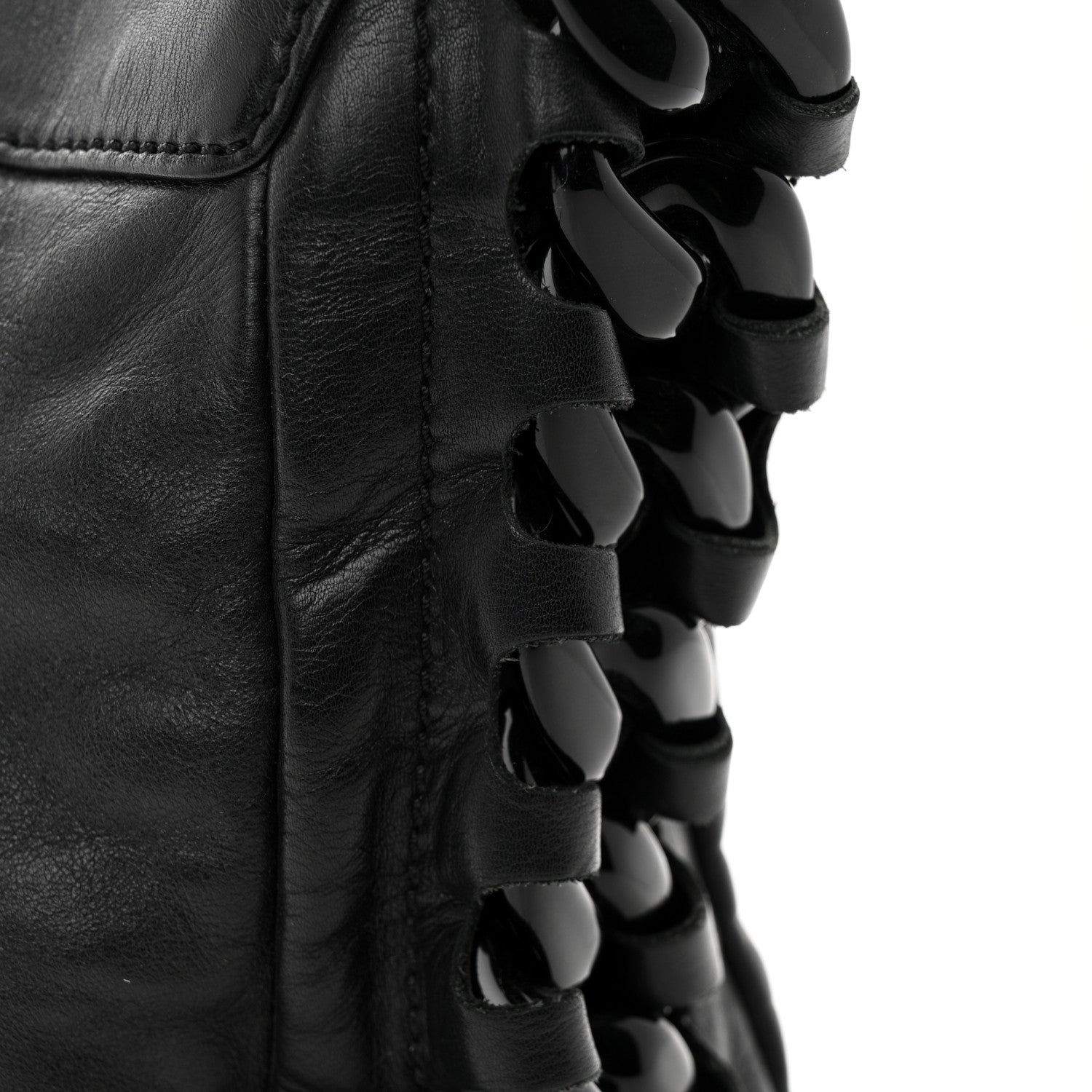 Chanel Calfskin Modern Chain Hobo Black 13 of 15