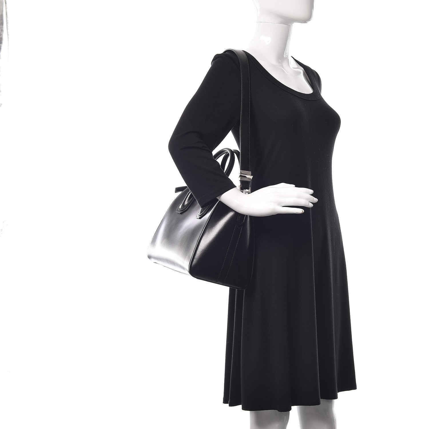 Givenchy Shiny Lord Calfskin Small Antigona Black 2 of 12