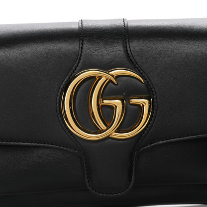 Gucci Vitello Palmellato Lux Small Arli Flap Shoulder Bag Black 8 of 13
